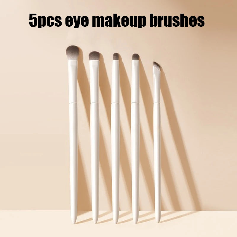 5/6/8/10pcs Natural Eye Makeup Brushes Set Detail Eyeshadow Brush