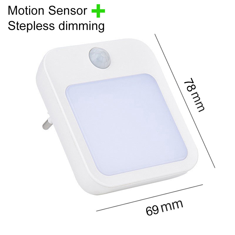 Night Light Motion Sensor With LED Light EU Plug