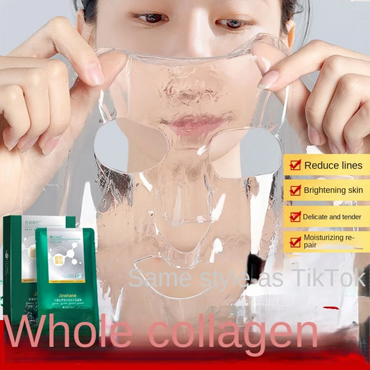 5pcs Seaweed Collagen Filling Crystal Face Mask