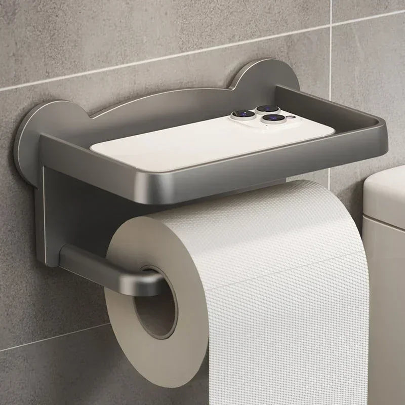 Toilet Paper Holder Stand Wall-Mounted Toilet Paper