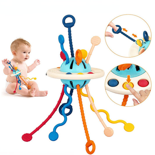 Montessori Sensory Development Baby Toys Pull String