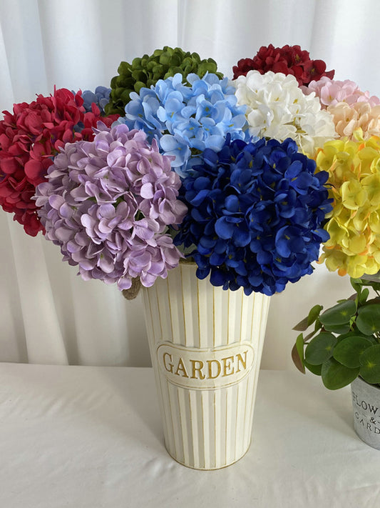 58cm Heads Hydrangea bouquet silk Artificial Flowers for Party Wedding