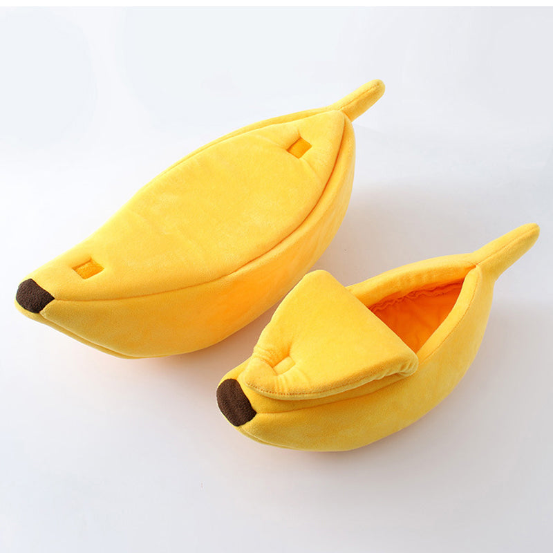 Banana Shaped Pet Bedding Comfortable Cat Nest
