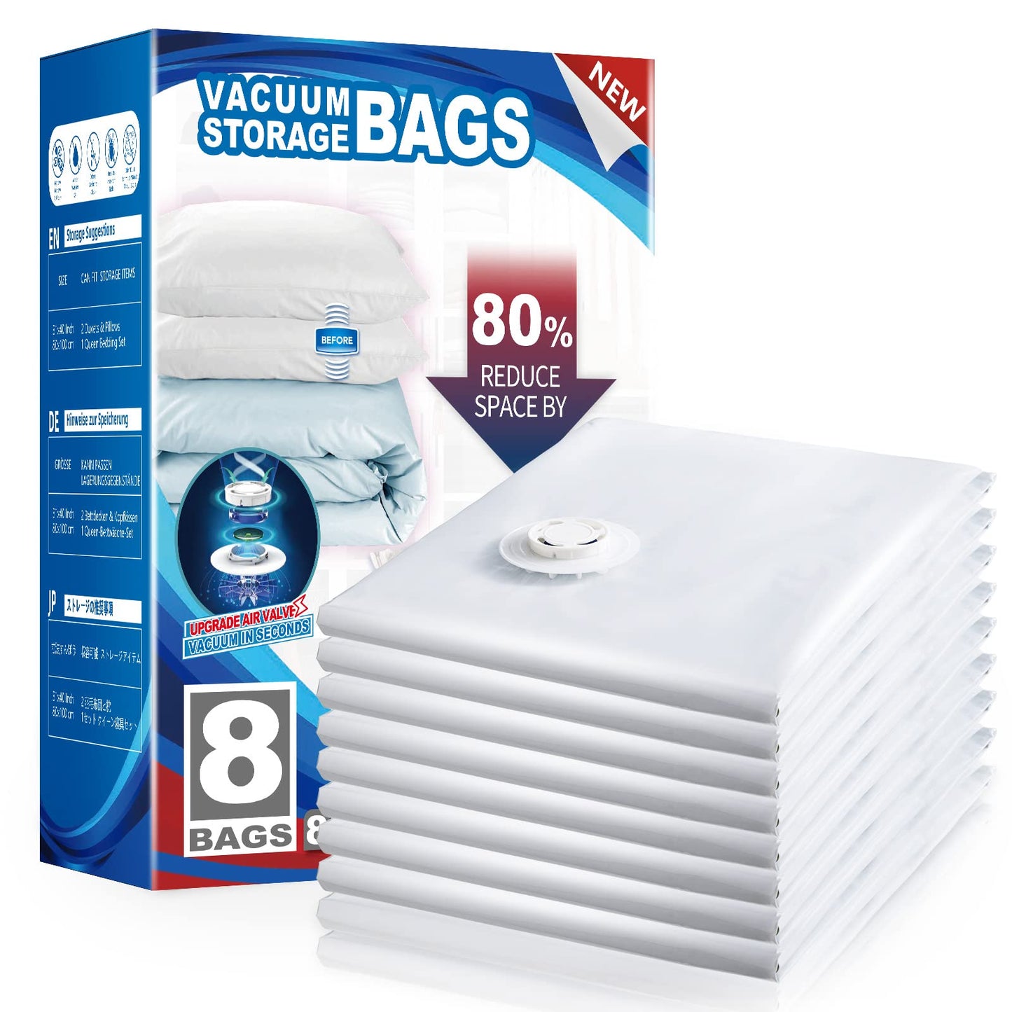 Vacuum Storage Bags for Comforter and Blankets