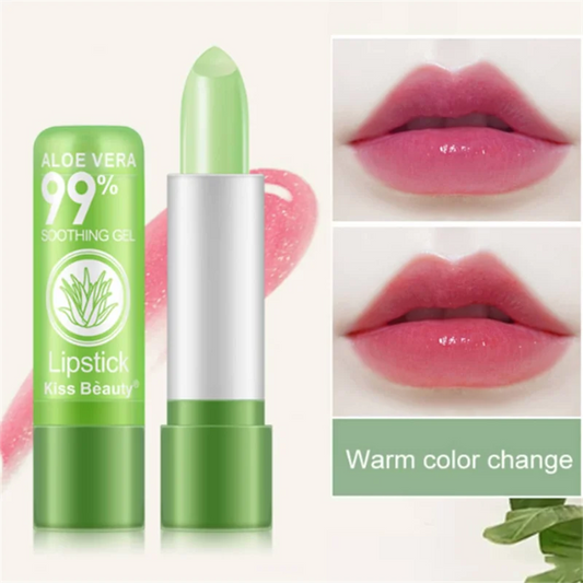 1PC Moisturizing Aloe Color Changing Lipstick