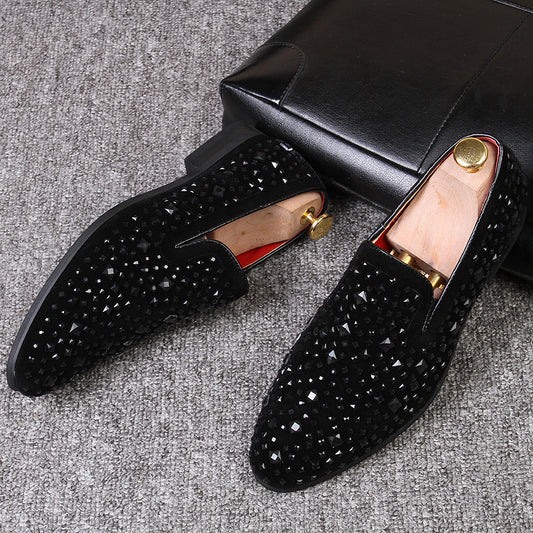 Black Spikes 2022 New Brand Mens Loafers Luxury Shoes