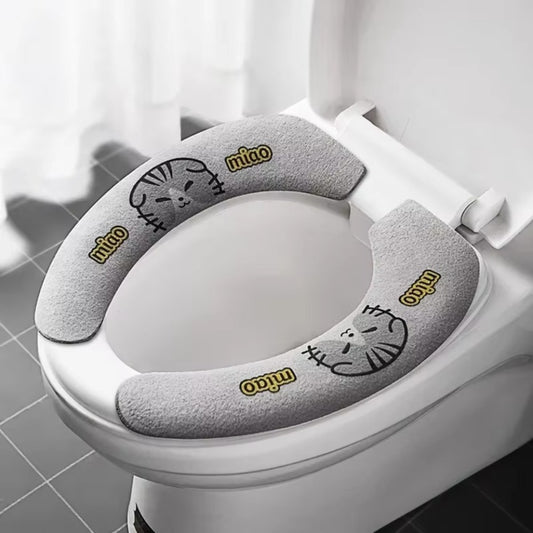 Cartoon Printed Toilet Sticker Universal Toilet Seat Cover