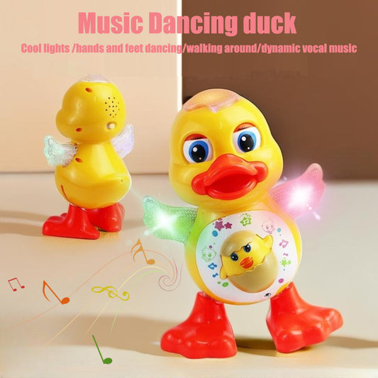 Electric Dancing Duck Funny Blink Eyes Flashing Light Shake