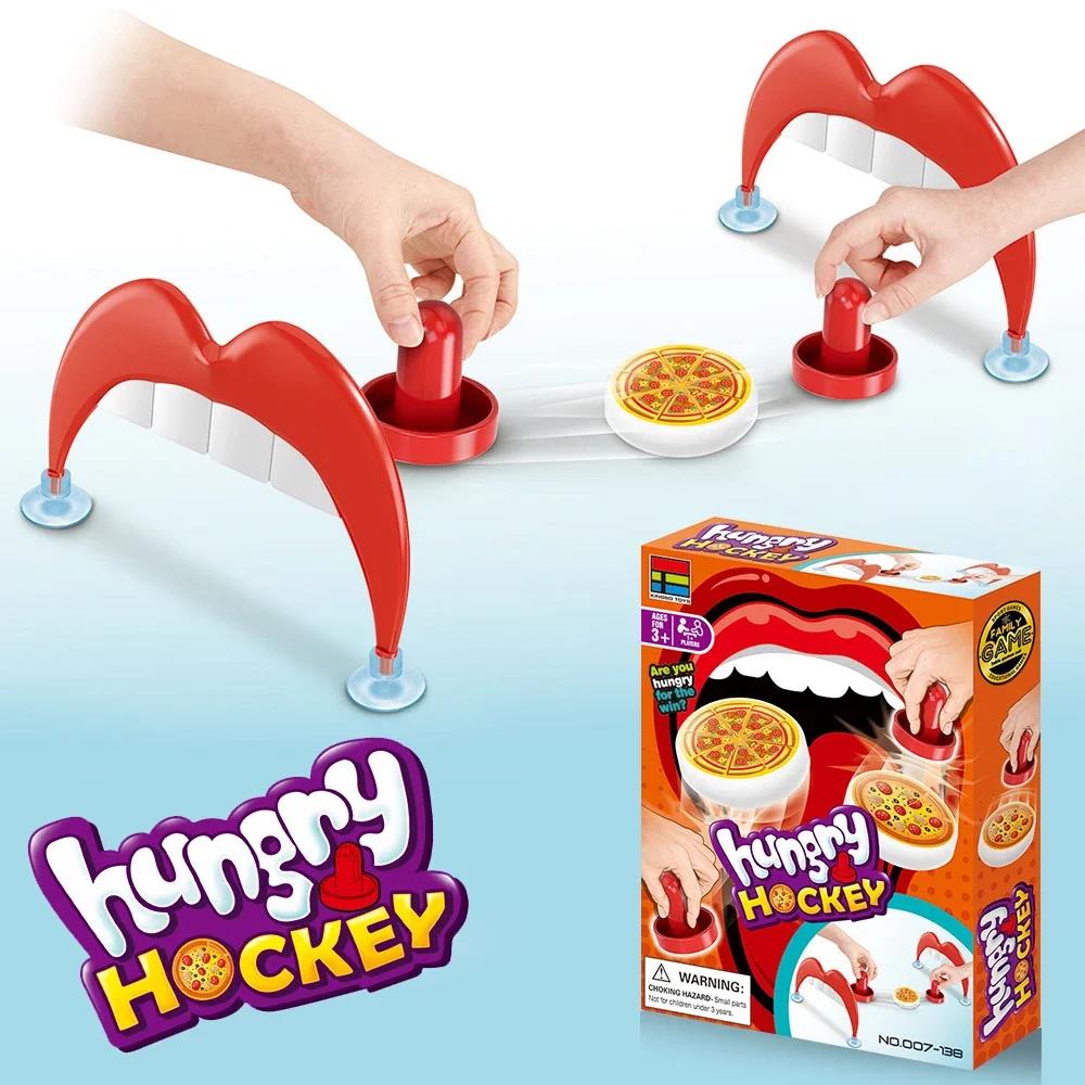 Desktop Pizza Ice Hockey Toy board Game