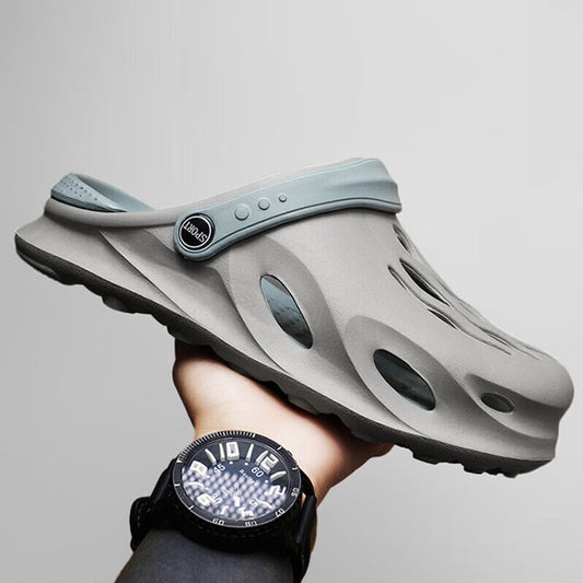 Summer Men's Fashion Beach Sandals Clogs Thick Sole Slipper