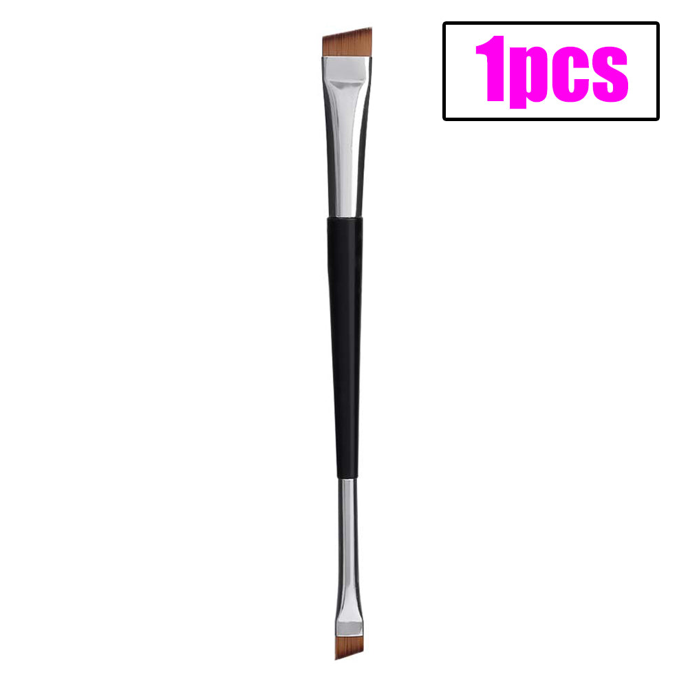 Professional Eyebrow Brush Eyeliner Angled Flat Head Blade Eye Liner