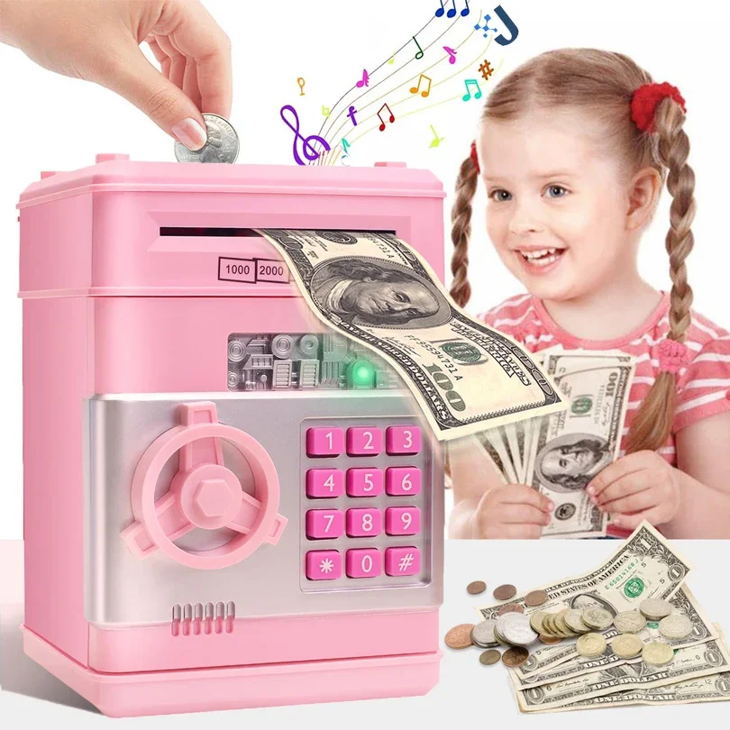 Automatic Piggy Bank with Password Lock and Counter