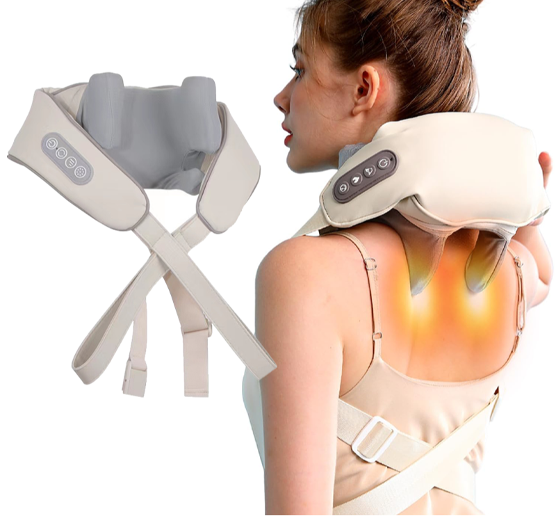 Neck Shoulder Massager Deep Tissue Shiatsu Back Massagers with Heat