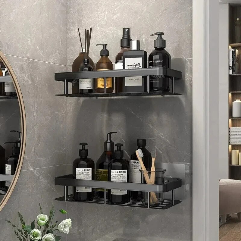 Bathroom Shelf Makeup Storage Organizer Shampoo Rack