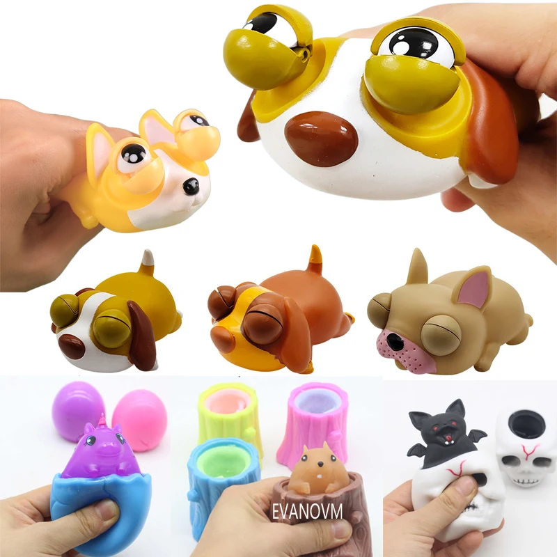 Multiple Types Pop Up FunnySqueeze Anti-stress Toy