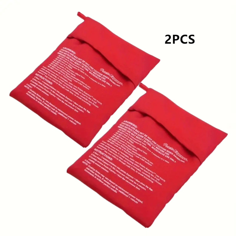 Microwave Potato Bag Baked Potato Bag Red Pouch