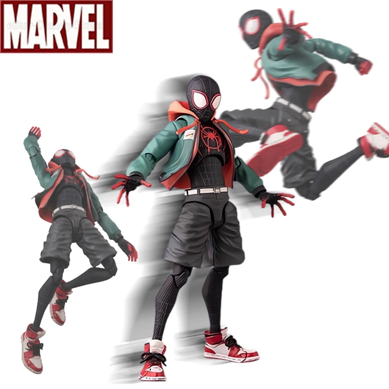 Miles Morales Spider Man Action figures 15cm Multi-Accessories