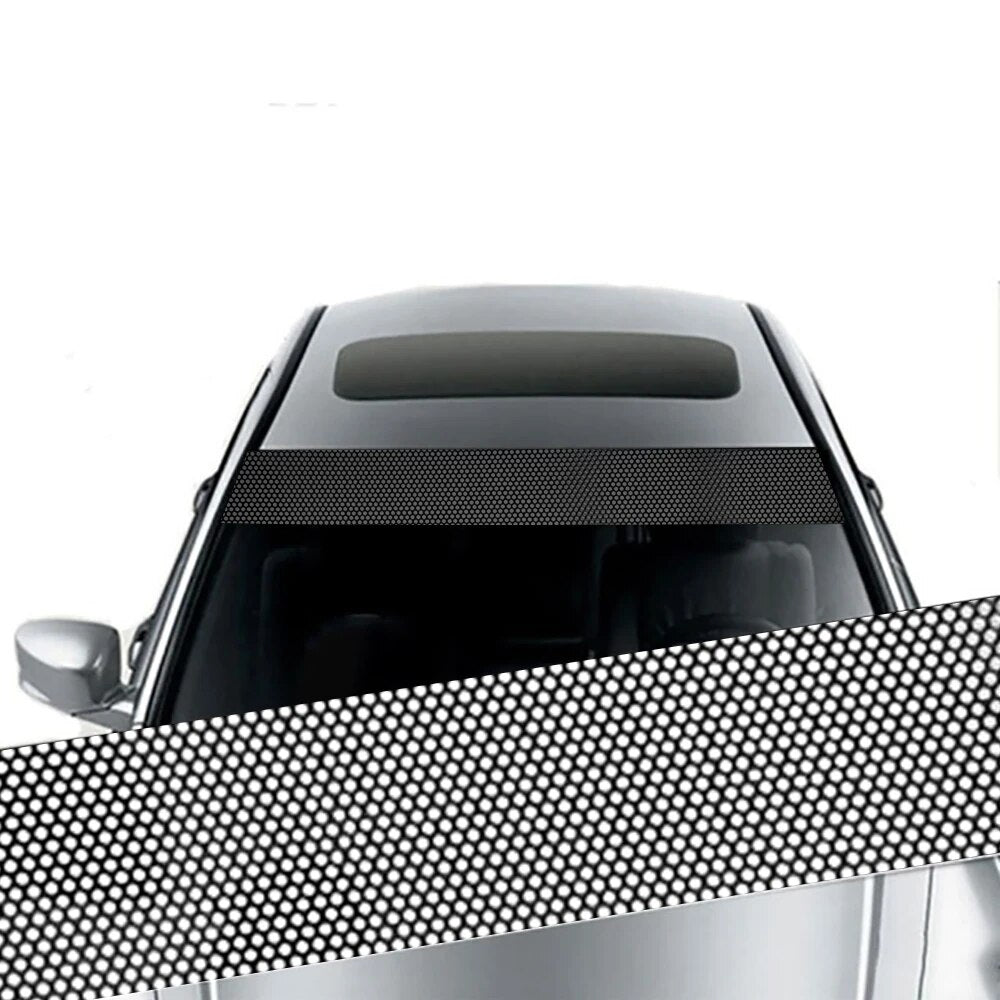 Car Sunshade Stickers Auto Front Windshield 3D