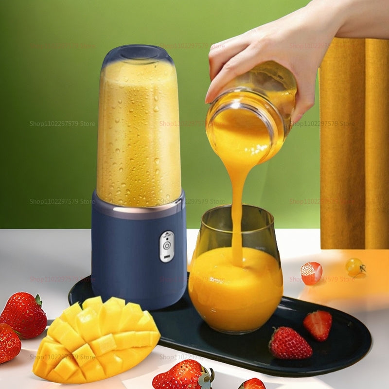 Multifunction 2 Cups Portable Fruit Juicer Blender 6 Blade