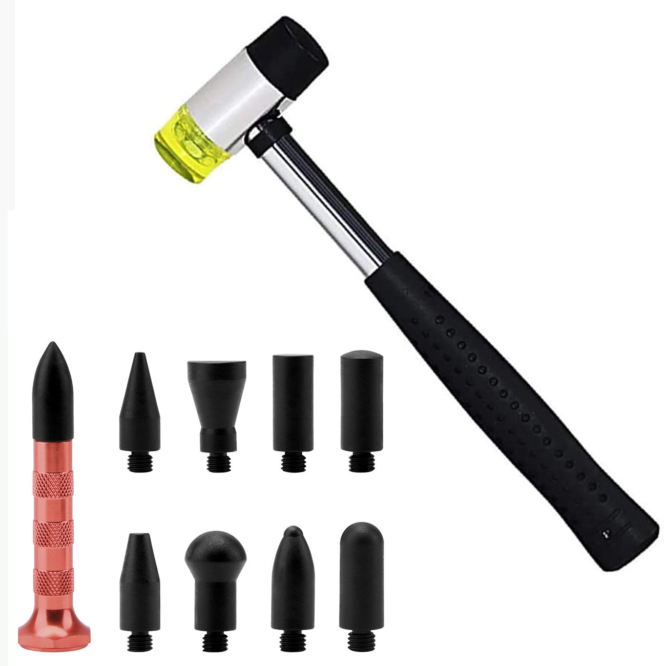DIY Auto Paintless Dent Repair Kit Dent Hammer Metal