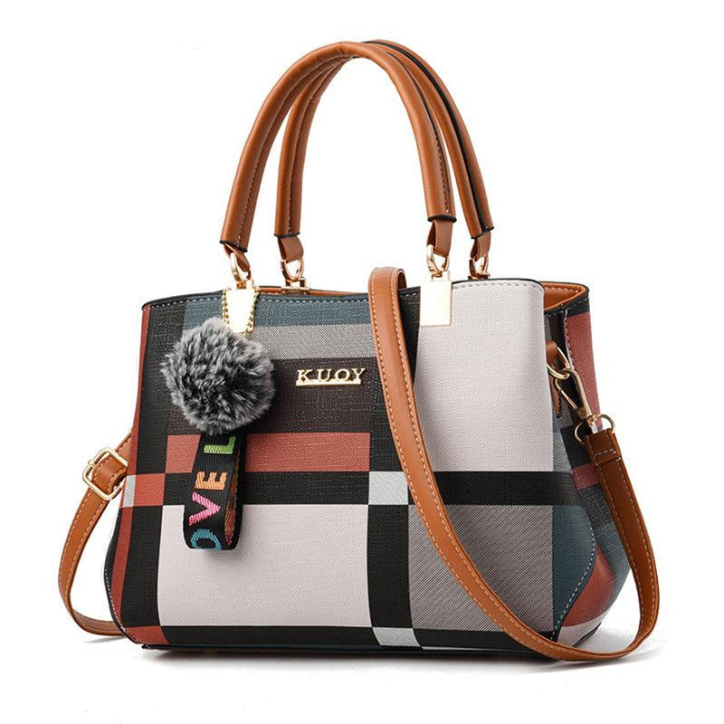 Luxury Handbag Women Stitching