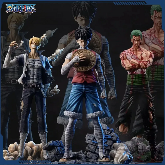 30cm One Piece Anime Action Figure Roronoa Zoro Vinsmoke Sanji