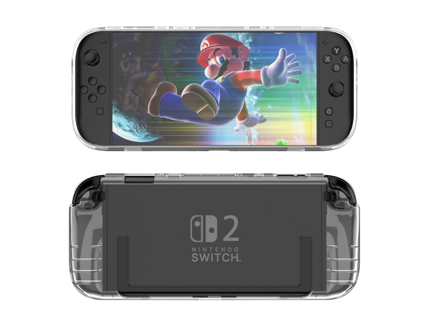 TPU Clear Case for Nintendo Switch 2 Lntegrated Design Scratch-Resistant
