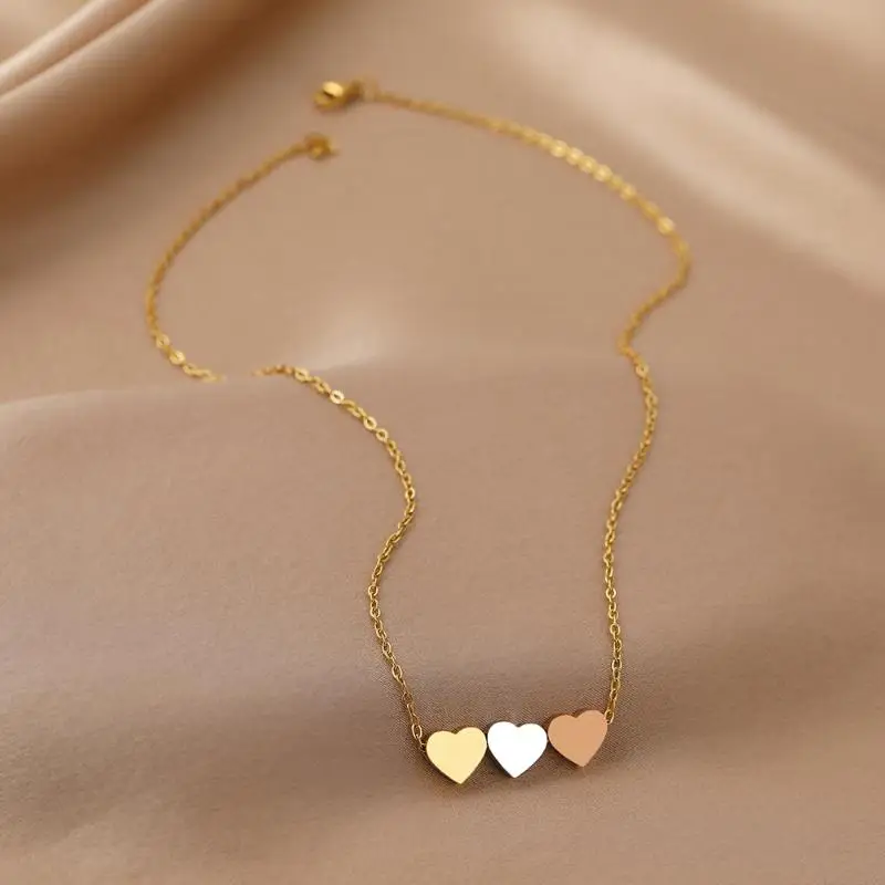 Stainless Steel Necklaces Trend Sweetheart