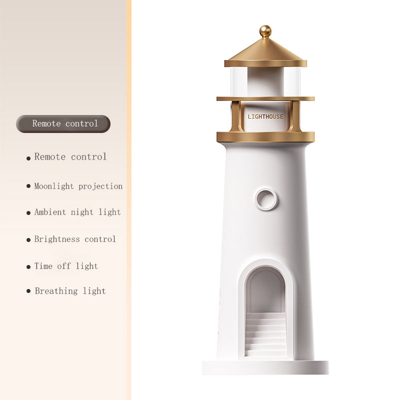 Floating Moon Lamp Projection Lighthouse