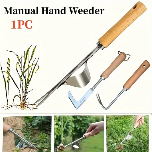 1pc Stainless Steel Manual Weed Puller
