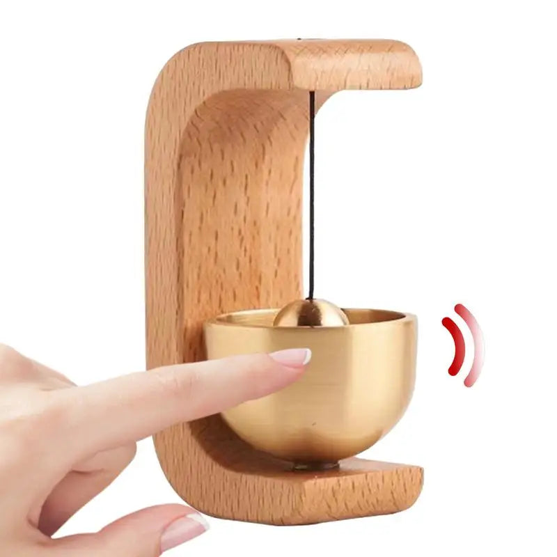 Wood Doorbell Chime Magnetic Landscape