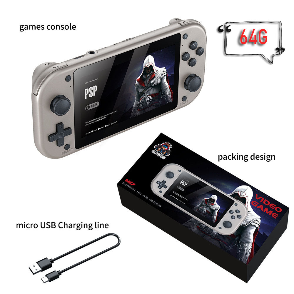 M17 Handheld console Console 4.3 inch Portable Video Game