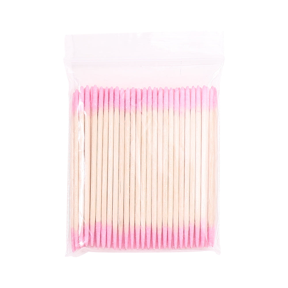 1/2/5/10Pc Nails Wood Cotton Swab Clean Sticks Bud Tip