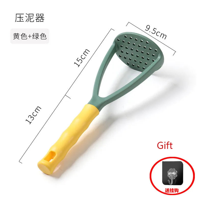 1pc Kitchen PP Pressed Potato Masher Ricer