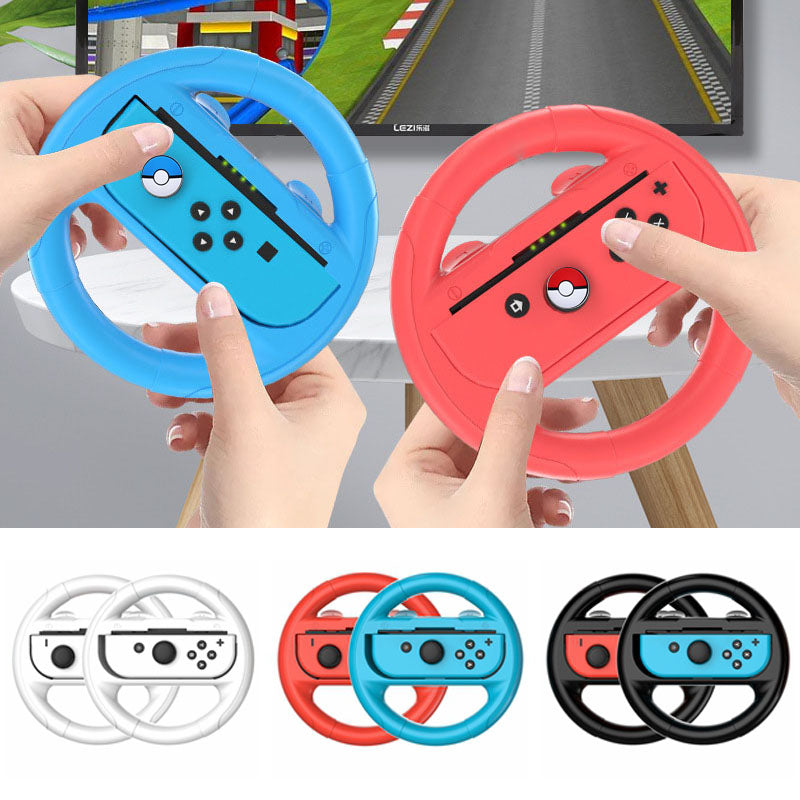 2 pcs/Lot Racing Steering Wheels for Switch OLED Joy