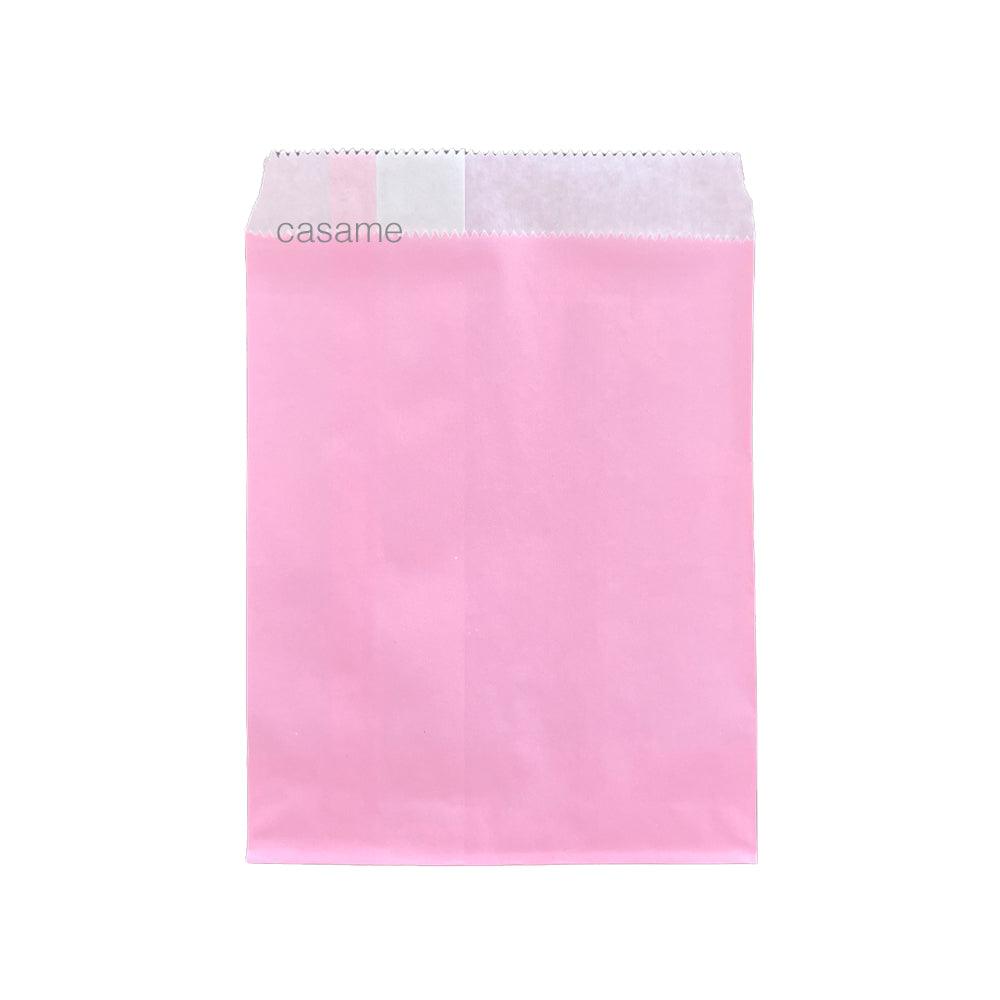 25 Pcs Pure Solid Color Bags Kraft Paper Bag Candy Biscuit Gift Wrapping