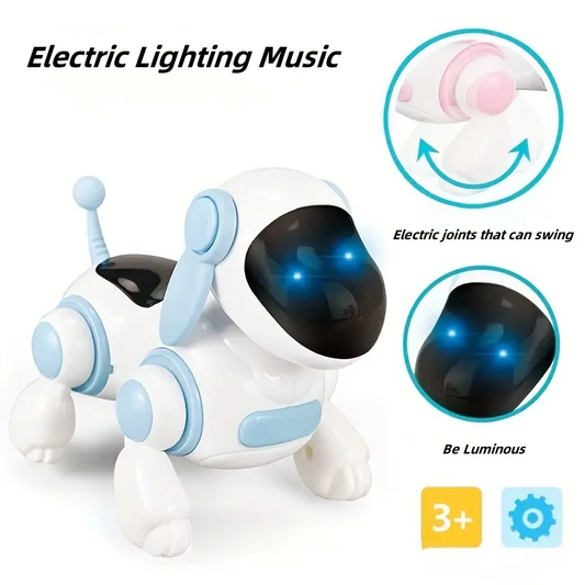 Kids Robot Electronic Dog Toys Music Crawling