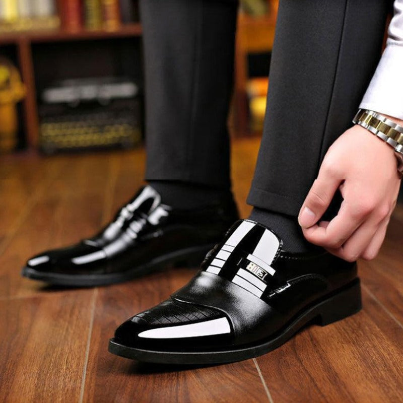 Fashionable and Versatile Men Formal Leather Shoes Business Casual