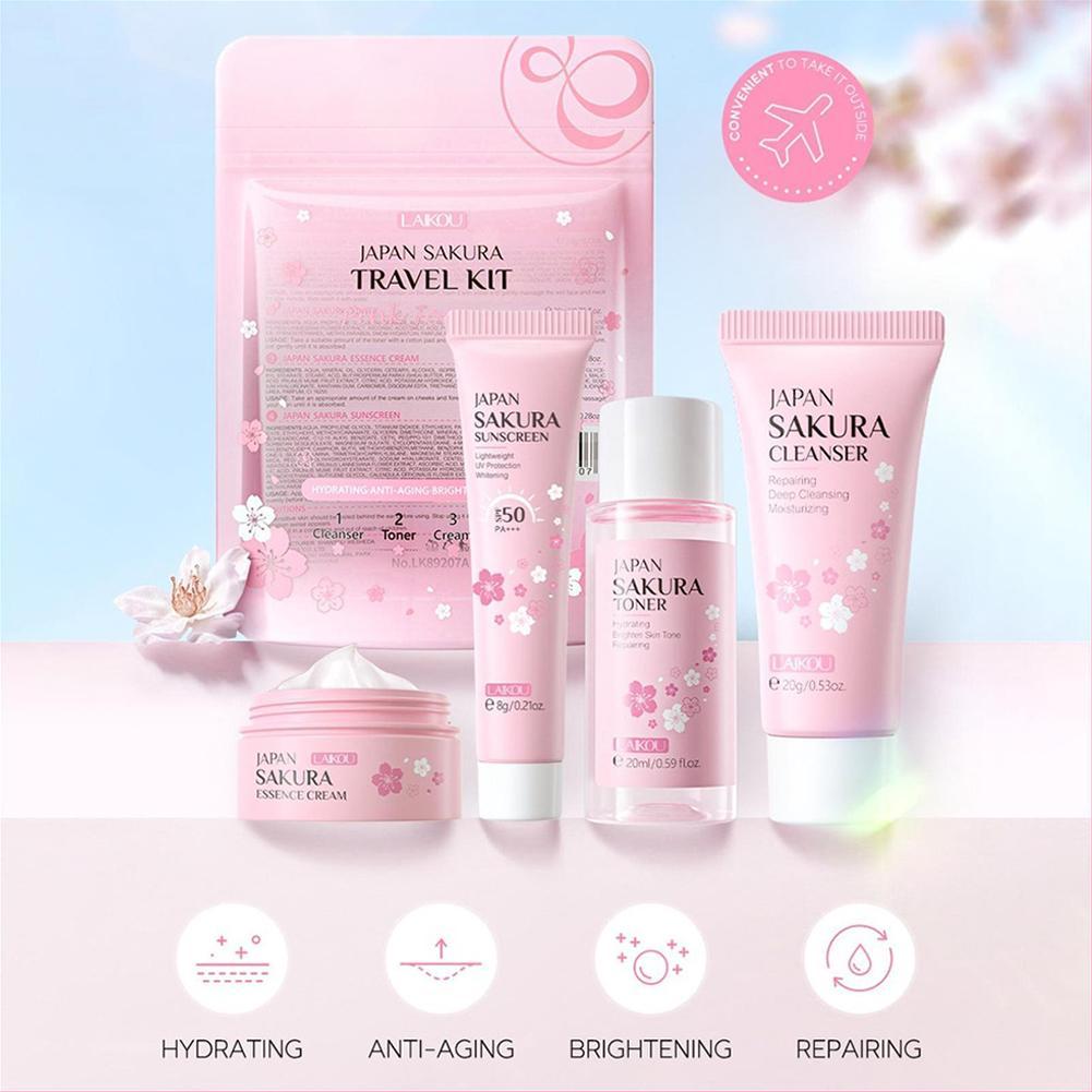 Skin Care Sets & Kits With Cleanser,Serum and Eye Cream