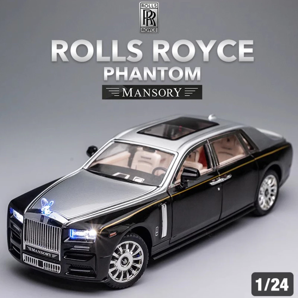 1/24 Rolls Royce Phantom Diecast Toy Cars