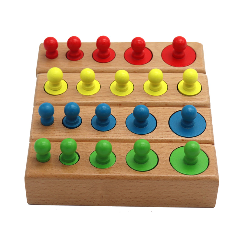 Montessori Cylinder Socket Puzzles Toy Baby Development