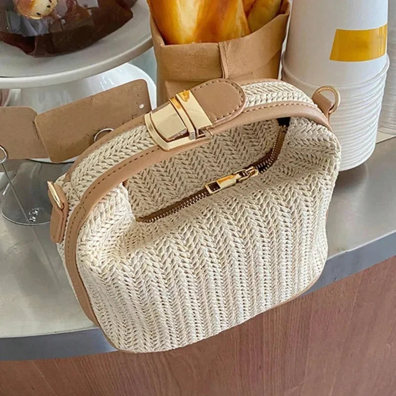 Summer Small Straw Handbag Trendy Shoulder Bag