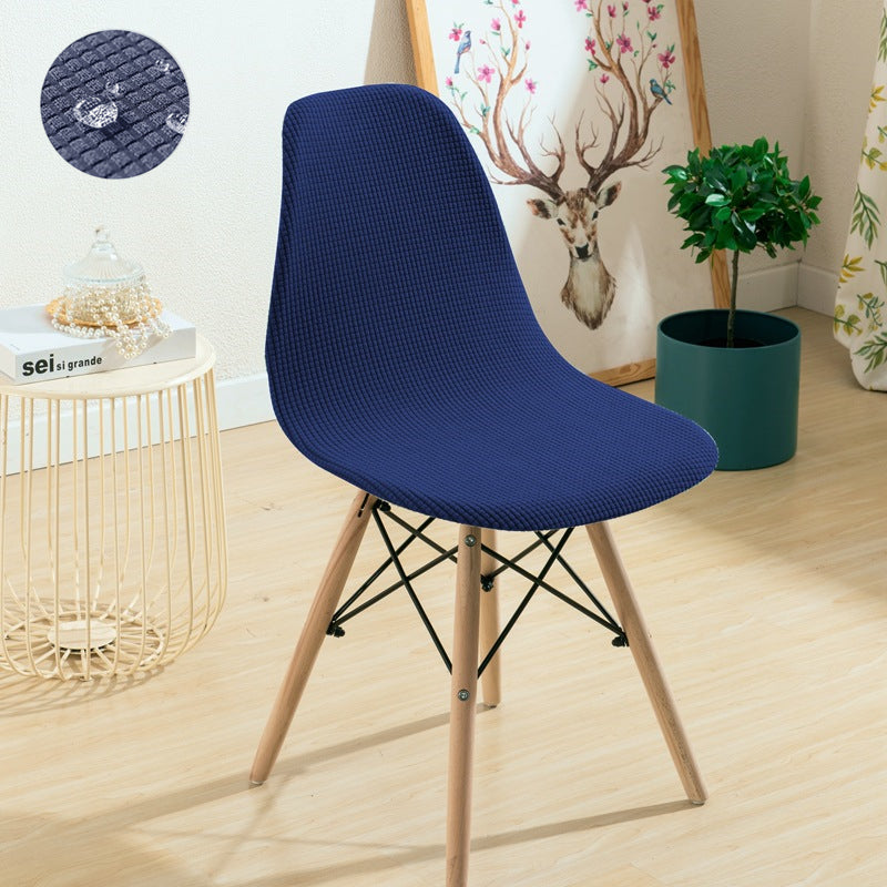 Waterproof Shell Chair Cover Short Back Scandinavian Chair Covers