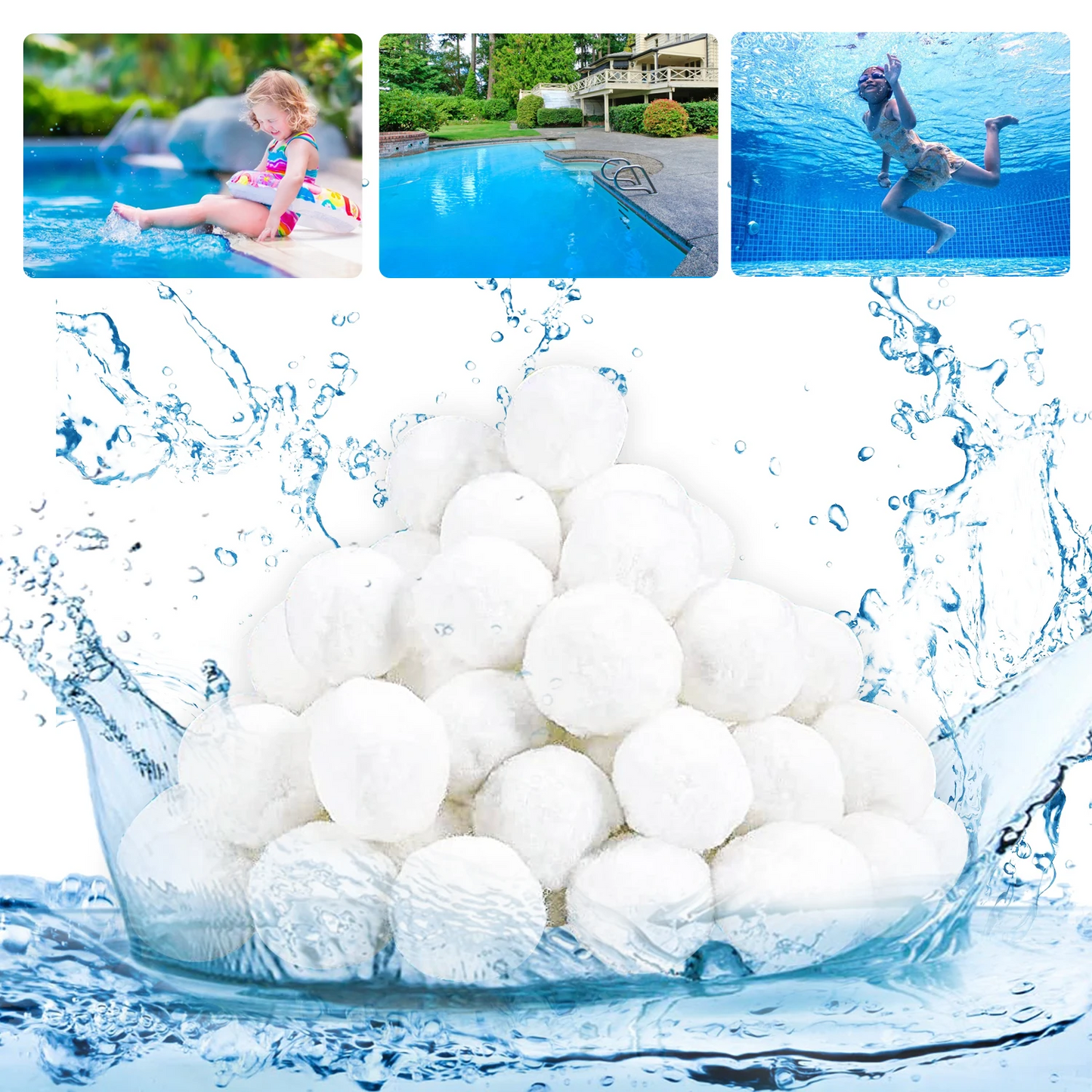 700g Swimming Pool Filter Balls