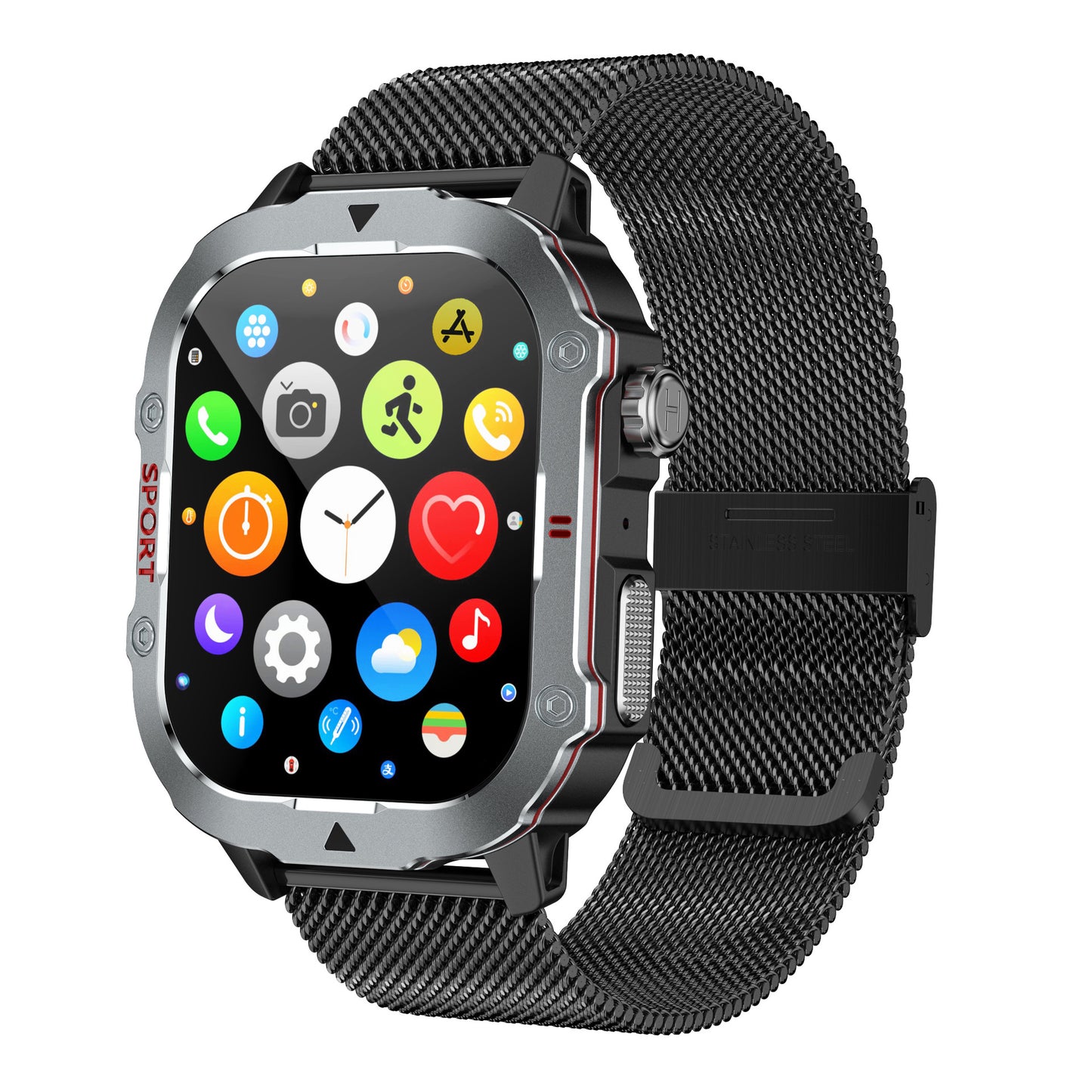 Men's Smartwatch with Triple Protection, Outdoor Bluetooth Communication