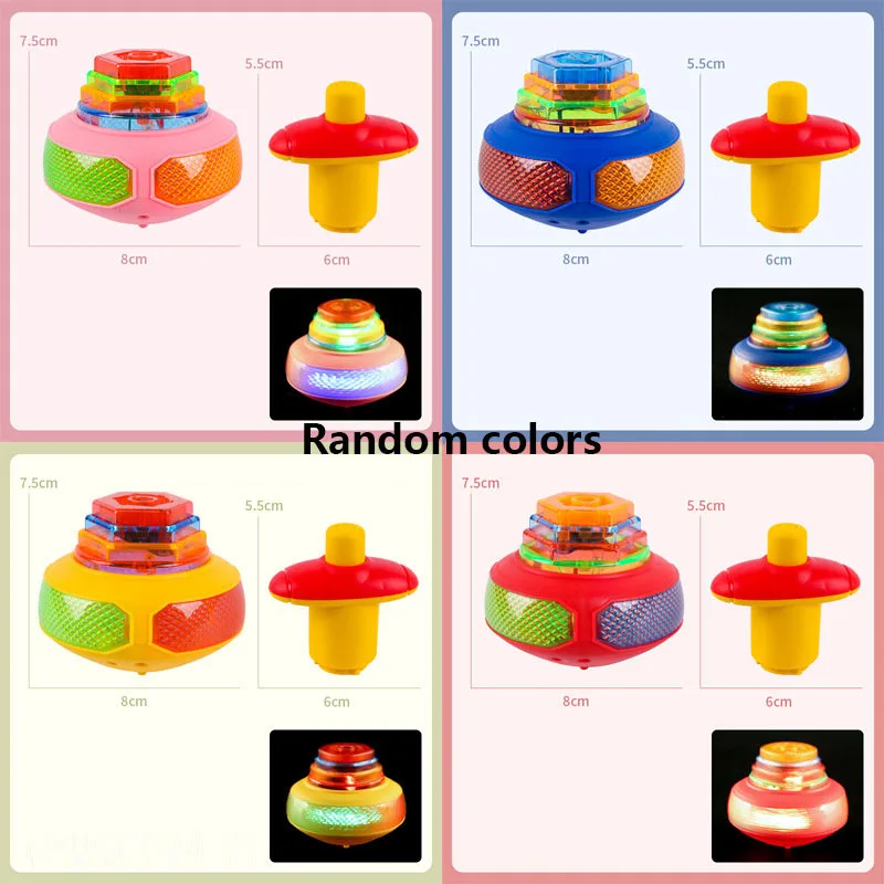 Bagged Round Luminous Toy Light Music Rotating