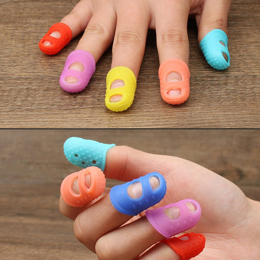 Sewing Thimble Breathable Protective Silicone Finger Thimble