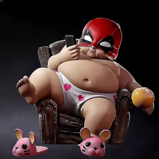 12cm The Avengers Deadpool Fat Figure Cute Anime Action