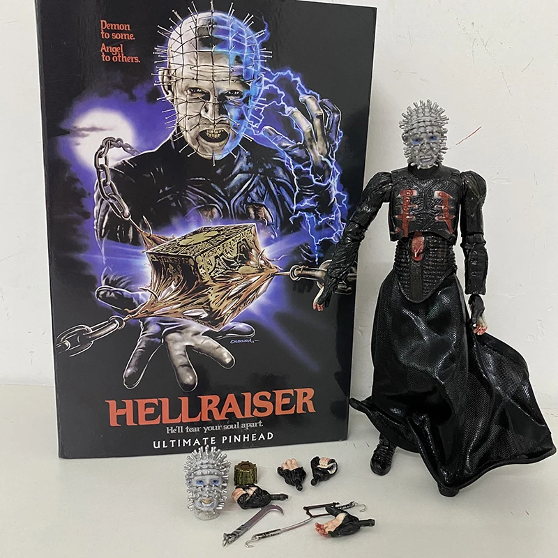 NECA Figure Hellraiser He'll Tear Your Soul Apart Ultimate Pinhead Action Figure