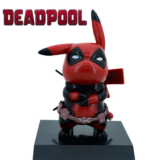 11cm Pokemon Anime Figure PVC Pikachu Cosplay Deadpool
